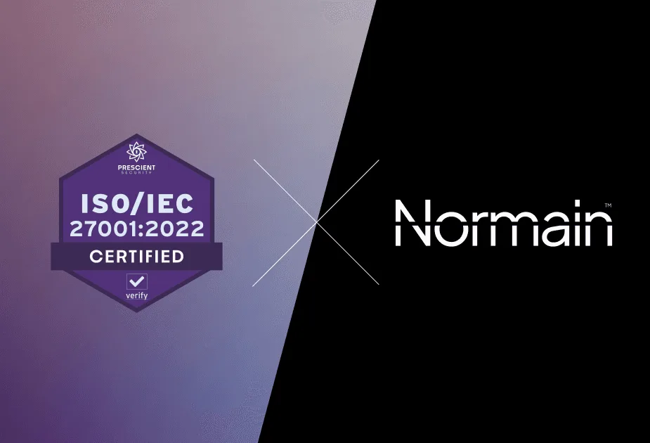 Normain awarded ISO 27001 certification for information security